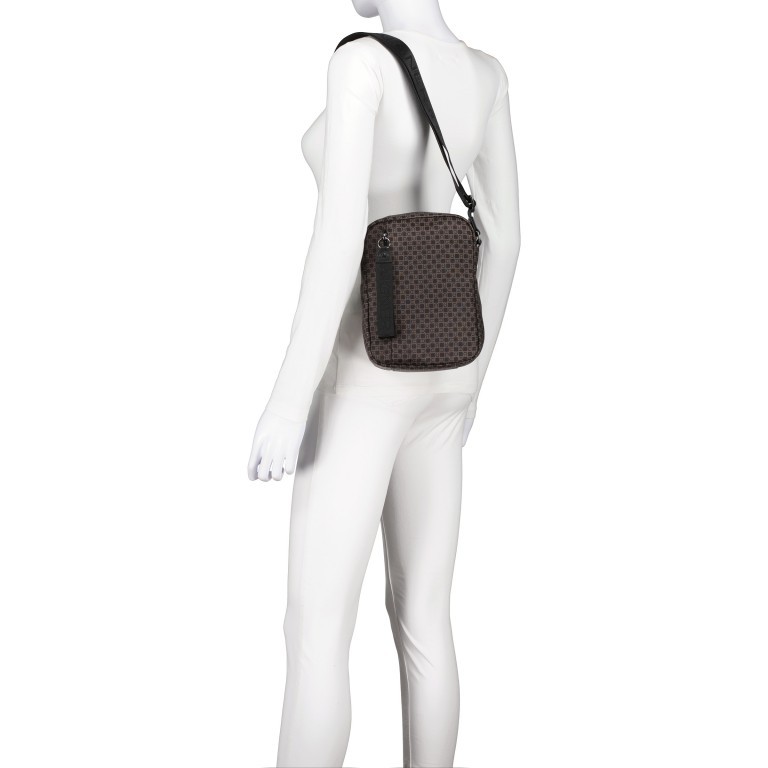 Umhängetasche Nico Dadino S Black, Farbe: schwarz, Marke: AIGNER, EAN: 4055539515521, Abmessungen in cm: 17.5x24x8, Bild 3 von 6