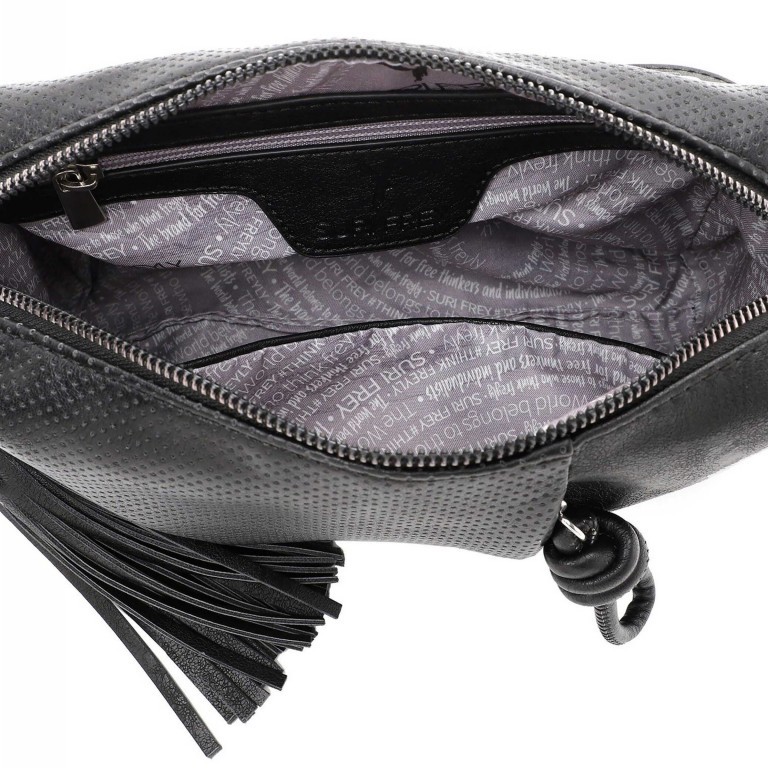 Umhängetasche Nicky 13970 Black, Farbe: schwarz, Marke: Suri Frey, EAN: 4056185190506, Abmessungen in cm: 23x17.5x8, Bild 4 von 5
