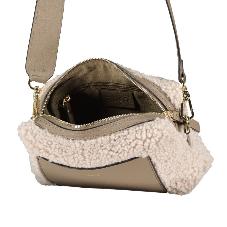 Umhängetasche Eco Fur Florian Kaia Ivory Purple, Farbe: flieder/lila, Marke: Abro, EAN: 4067278132570, Abmessungen in cm: 21x14x7, Bild 6 von 6