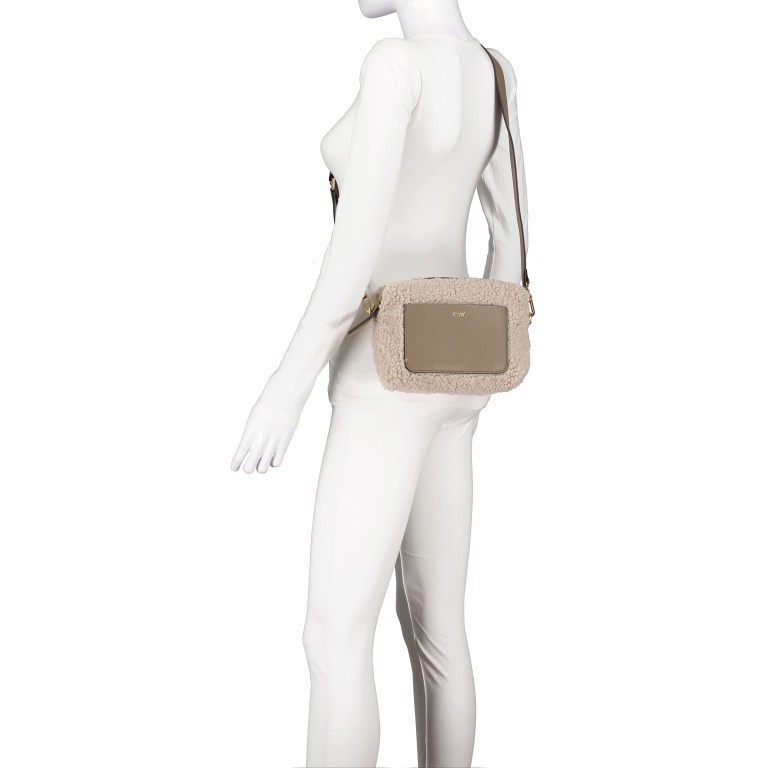 Umhängetasche Eco Fur Florian Kaia Ivory Purple, Farbe: flieder/lila, Marke: Abro, EAN: 4067278132570, Abmessungen in cm: 21x14x7, Bild 5 von 6