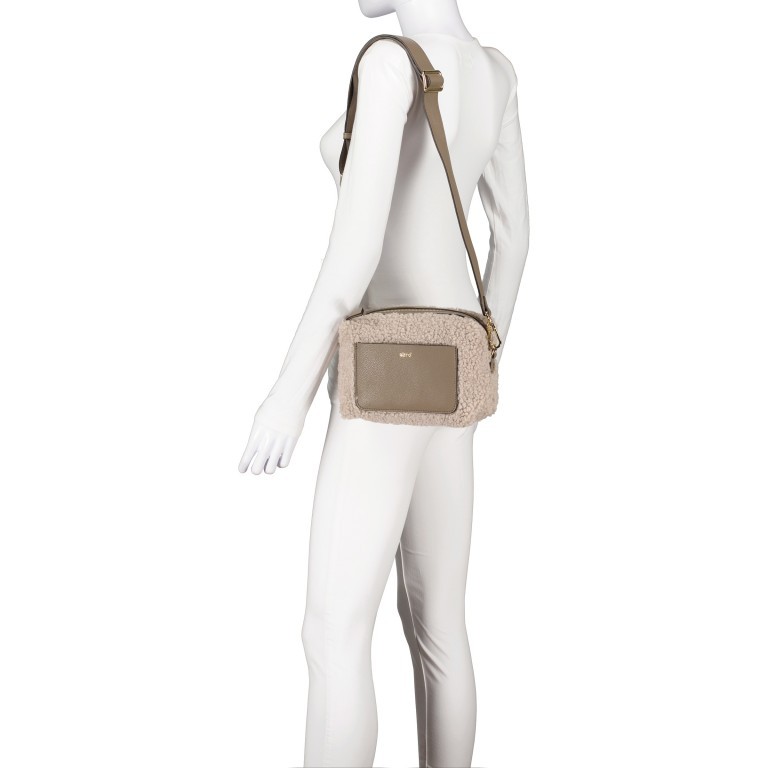 Umhängetasche Eco Fur Florian Kaia Ivory Purple, Farbe: flieder/lila, Marke: Abro, EAN: 4067278132570, Abmessungen in cm: 21x14x7, Bild 4 von 6