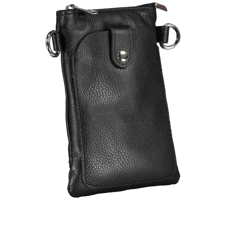 Umhängetasche / Handytasche mit austauschbaren Riemen, Marke: Hausfelder Manufaktur, Abmessungen in cm: 14.5x20.5x1, Bild 2 von 6