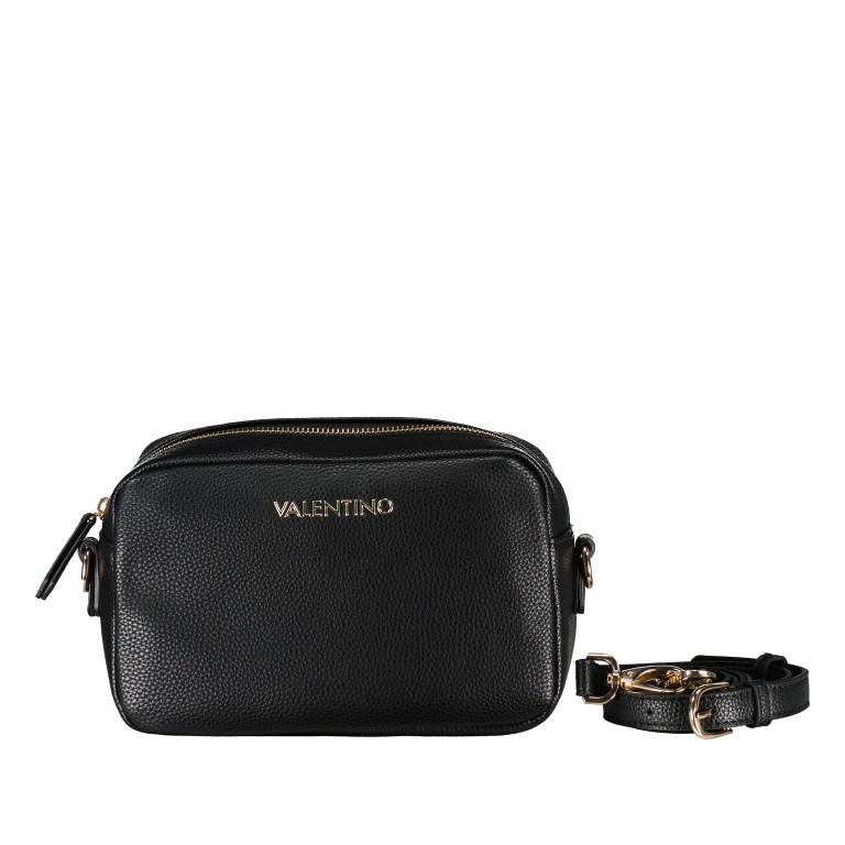 Umhängetasche Brixton, Farbe: schwarz, blau/petrol, braun, taupe/khaki, rot/weinrot, beige, Marke: Valentino Bags, Abmessungen in cm: 22x14x8, Bild 1 von 6