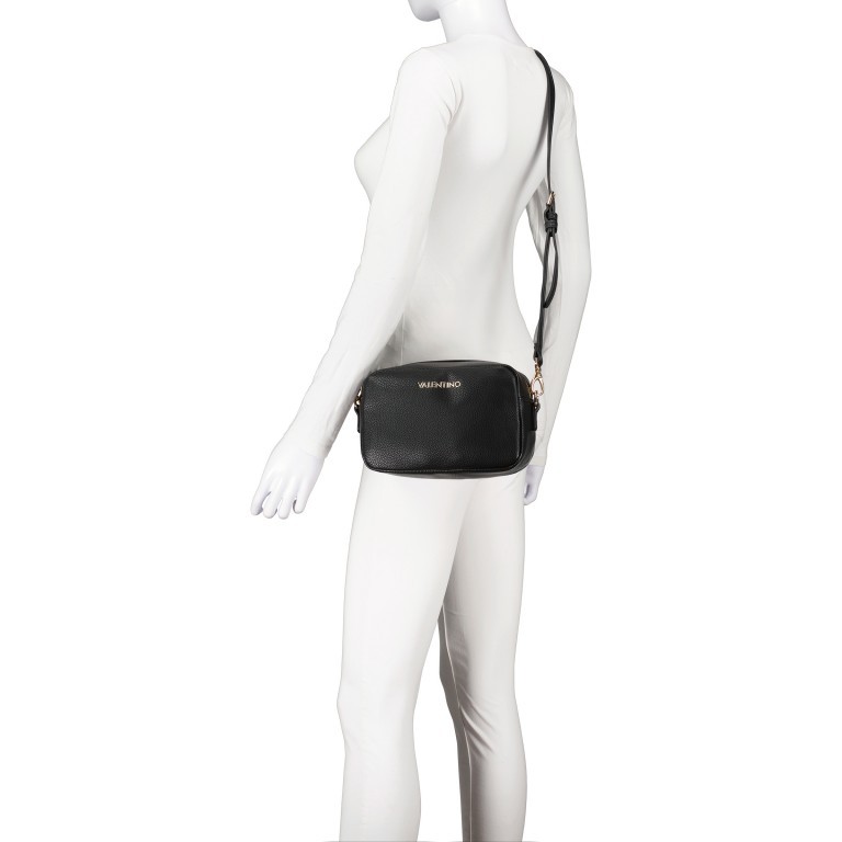 Umhängetasche Brixton, Farbe: schwarz, blau/petrol, braun, taupe/khaki, rot/weinrot, beige, Marke: Valentino Bags, Abmessungen in cm: 22x14x8, Bild 5 von 6