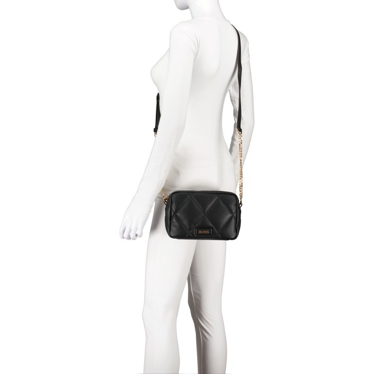 Umhängetasche Abelie Zip Crossbody Medium Beige, Farbe: taupe/khaki, Marke: BOSS, EAN: 4063539993829, Abmessungen in cm: 21x14x7, Bild 5 von 6