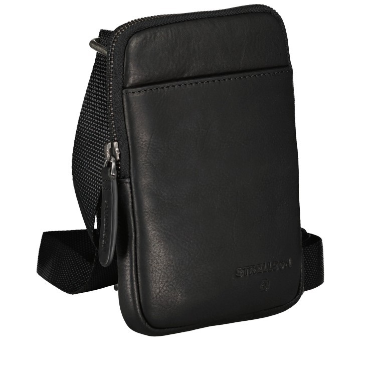 Umhängetasche Stratford 2.0 Marcus XSVZ Black, Farbe: schwarz, Marke: Strellson, EAN: 4048835173052, Abmessungen in cm: 14.5x20x4, Bild 2 von 6