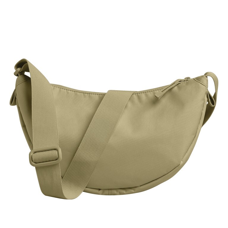 Umhängetasche Moon Bag Small Monochrome, Farbe: schwarz, blau/petrol, braun, taupe/khaki, rot/weinrot, beige, Marke: Got Bag, Abmessungen in cm: 32x18x9, Bild 3 von 7