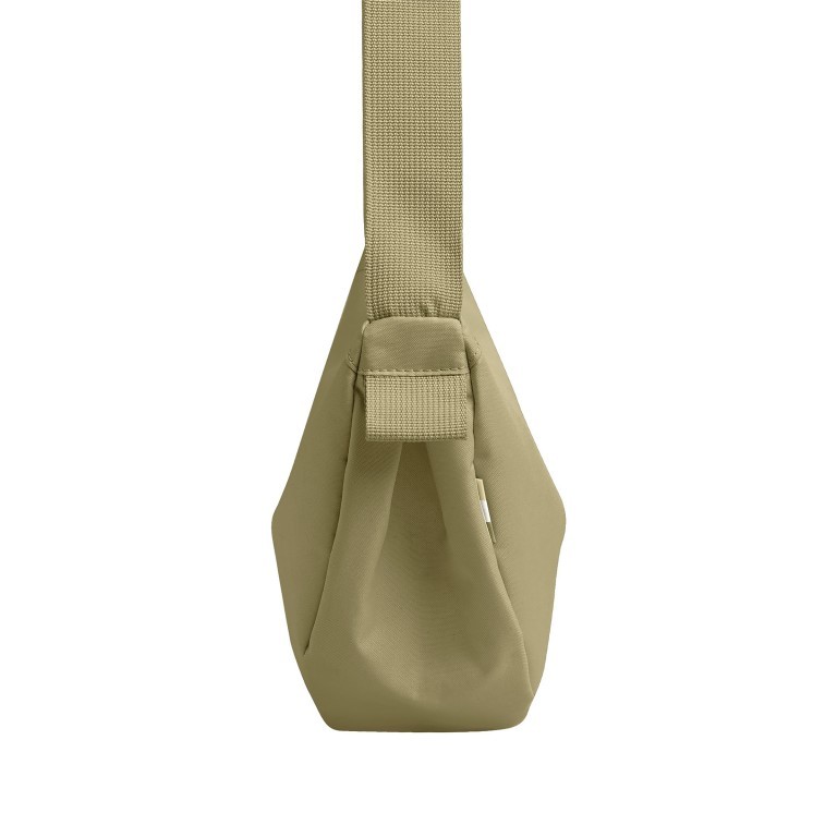 Umhängetasche Moon Bag Small Monochrome, Farbe: schwarz, blau/petrol, braun, taupe/khaki, rot/weinrot, beige, Marke: Got Bag, Abmessungen in cm: 32x18x9, Bild 2 von 7