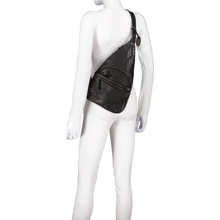 Tasche Anchor-Love Merlin AL-11598, Farbe: anthrazit, blau/petrol, braun, cognac, Marke: Harbour 2nd, Abmessungen in cm: 22x37x4.5, Bild 5 von 6