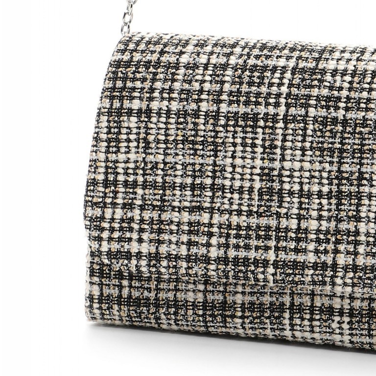 Umhängetasche / Clutch Amalia Black Beige, Farbe: schwarz, Marke: Tamaris, EAN: 4063512106215, Abmessungen in cm: 18x13x5.2, Bild 5 von 5