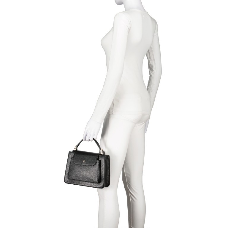 Handtasche Delia S Burgundy, Farbe: rot/weinrot, Marke: AIGNER, EAN: 4055539576263, Abmessungen in cm: 23x20x8, Bild 3 von 5