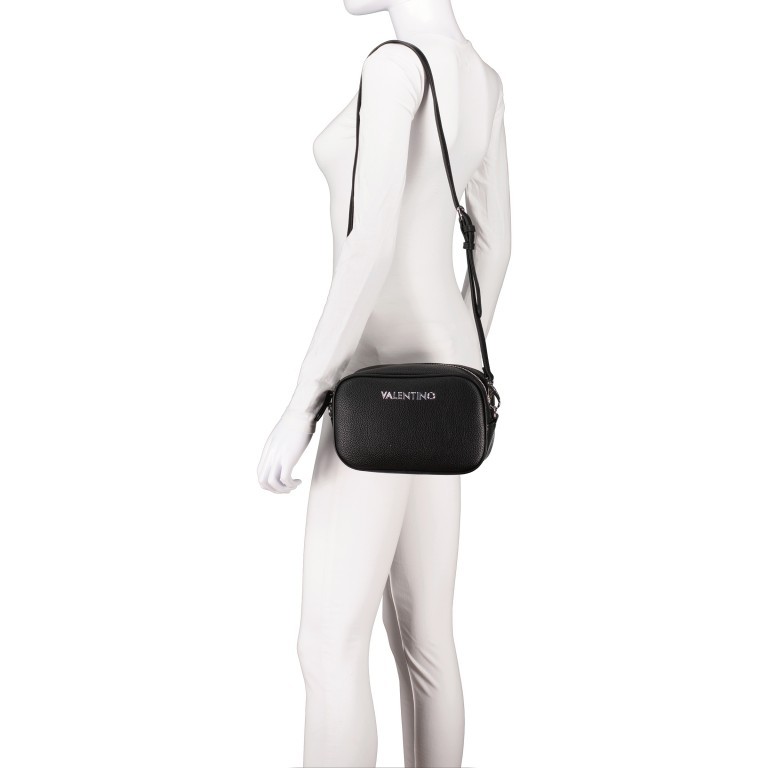 Umhängetasche Midtown, Farbe: schwarz, beige, Marke: Valentino Bags, Abmessungen in cm: 22.5x15x9, Bild 4 von 6