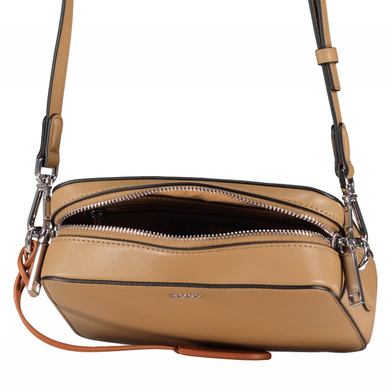Umhängetasche Liriel Camera Bag Medium Beige, Farbe: cognac, Marke: BOSS, EAN: 4063541103247, Abmessungen in cm: 20x15x6.2, Bild 6 von 6