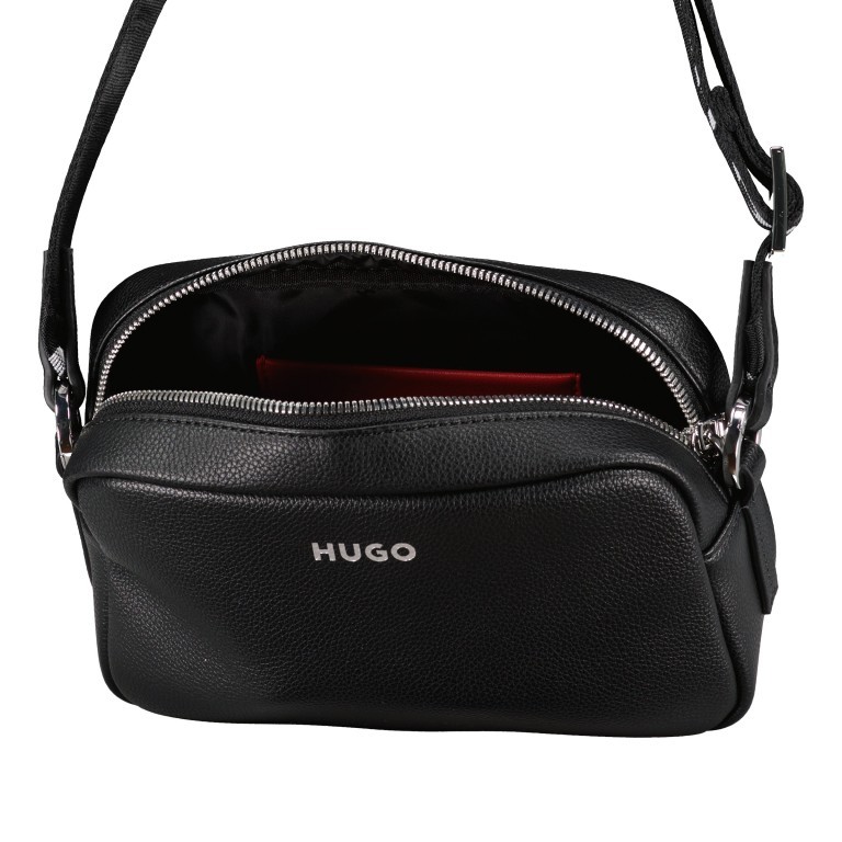 Umhängetasche Bel Crossbody Black, Farbe: schwarz, Marke: HUGO, EAN: 4063537849937, Abmessungen in cm: 19.5x12.5x6, Bild 6 von 6