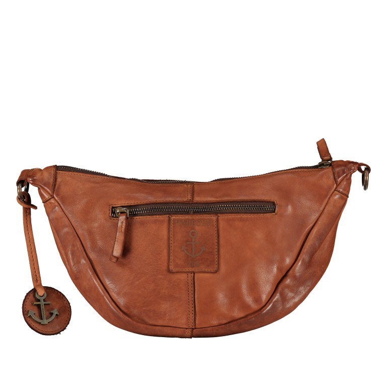 Umhängetasche Anchor-Love Smilla AL-12849, Farbe: anthrazit, blau/petrol, cognac, Marke: Harbour 2nd, Abmessungen in cm: 33x17.5x9, Bild 3 von 6
