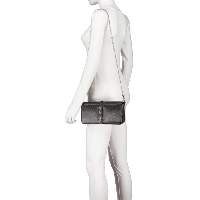 Umhängetasche Materia, Farbe: schwarz, metallic, Marke: Valentino Bags, Abmessungen in cm: 25x13x5.5, Bild 4 von 6