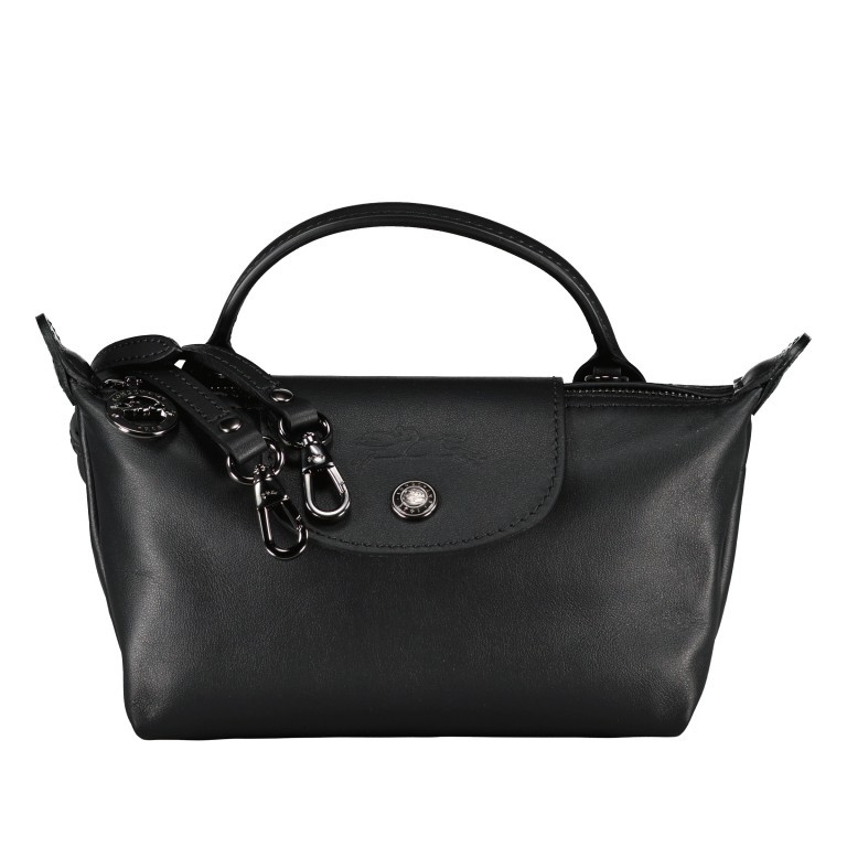 Umhängetasche Le Pliage Xtra XS 987-34205, Farbe: schwarz, cognac, beige, Marke: Longchamp, Abmessungen in cm: 17x11x5.5, Bild 1 von 7
