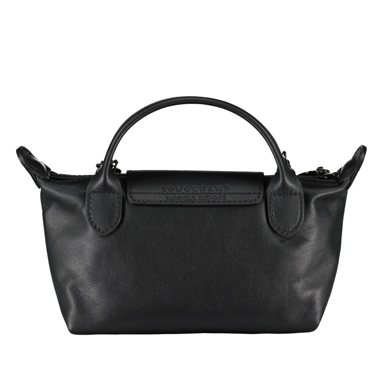 Umhängetasche Le Pliage Xtra XS 987-34205, Farbe: schwarz, cognac, beige, Marke: Longchamp, Abmessungen in cm: 17x11x5.5, Bild 3 von 7