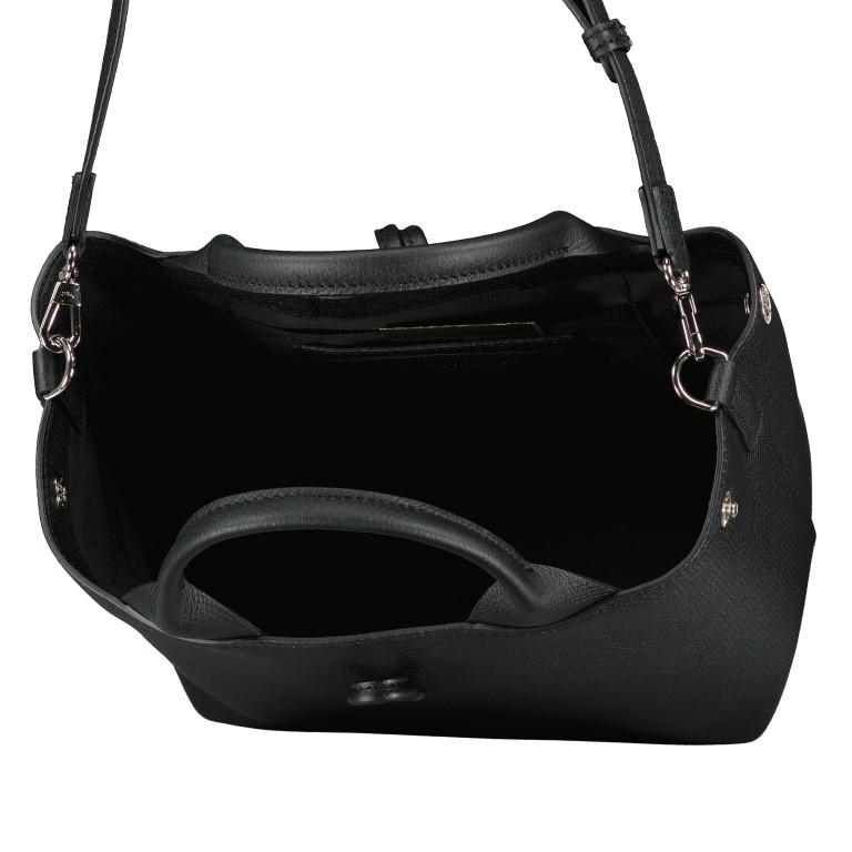 Handtasche Roseau S variabel in der Form, Farbe: schwarz, grau, braun, beige, Marke: Longchamp, Abmessungen in cm: 20x20x13.5, Bild 8 von 9
