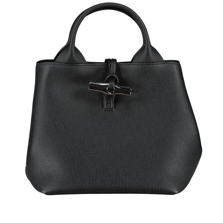 Handtasche Roseau S variabel in der Form, Farbe: schwarz, grau, braun, beige, Marke: Longchamp, Abmessungen in cm: 20x20x13.5, Bild 9 von 9