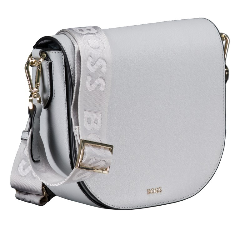 Umhängetasche Alyce Flap Xbody, Farbe: schwarz, grau, beige, Marke: BOSS, Abmessungen in cm: 23x19x9, Bild 2 von 7