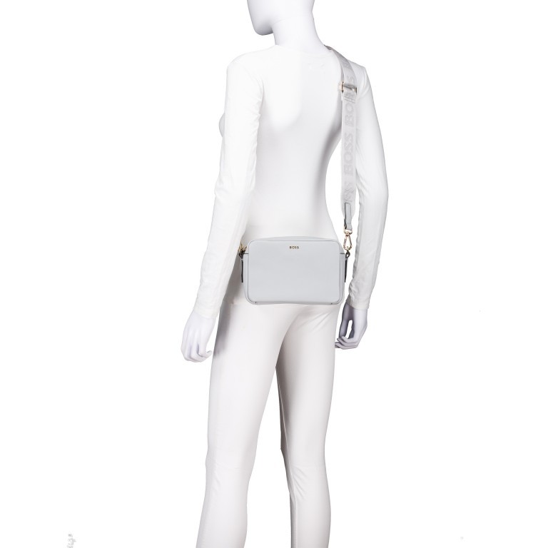 Umhängetasche Alyce Crossbody, Farbe: schwarz, grau, Marke: Boss, Abmessungen in cm: 21x14x7, Bild 6 von 7