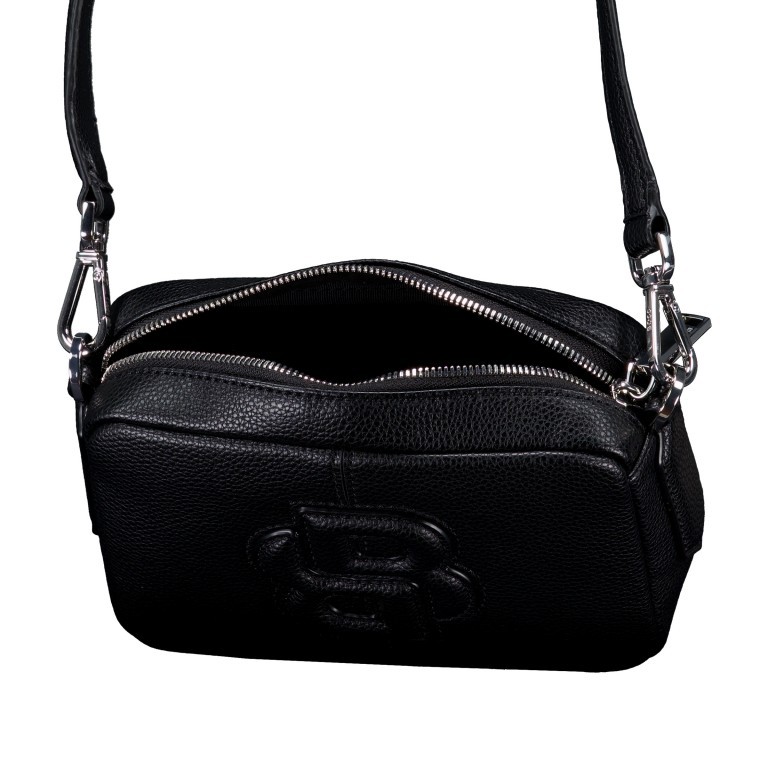 Umhängetasche Anett Crossbody, Farbe: schwarz, beige, Marke: BOSS, Abmessungen in cm: 19.5x13.5x6.5, Bild 6 von 6