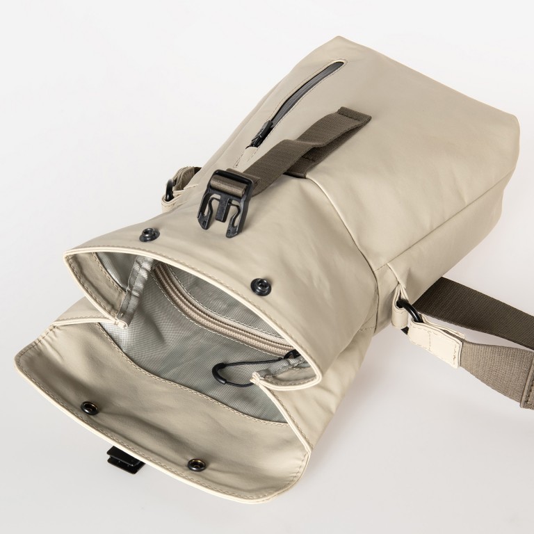 Umhängetasche Japan Re Yodo, Farbe: schwarz, taupe/khaki, beige, Marke: Aunts & Uncles, Abmessungen in cm: 18x20x7, Bild 8 von 11