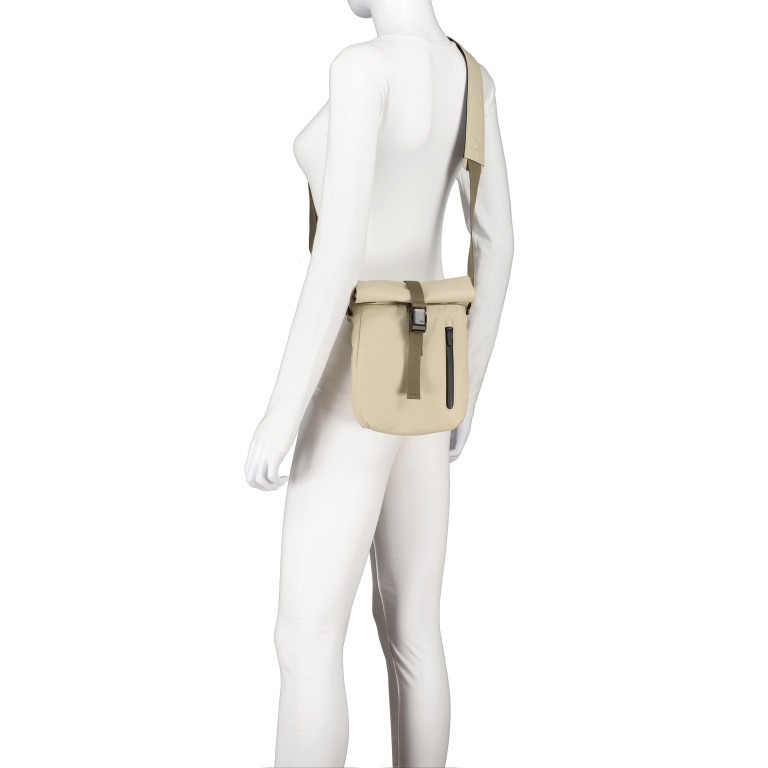 Umhängetasche Japan Re Yodo, Farbe: schwarz, taupe/khaki, beige, Marke: Aunts & Uncles, Abmessungen in cm: 18x20x7, Bild 6 von 11