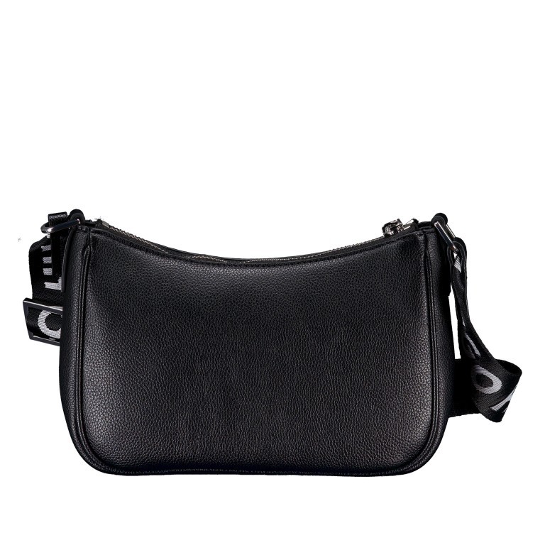 Umhängetasche Bel Crossbody, Farbe: schwarz, beige, Marke: HUGO, Abmessungen in cm: 22.5x15.5x6, Bild 3 von 6