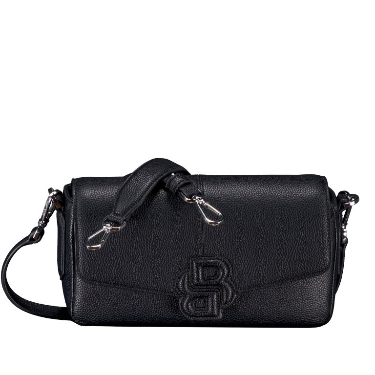 Umhängetasche Anett New Shoulderbag, Farbe: schwarz, beige, Marke: BOSS, Abmessungen in cm: 26x15.5x6, Bild 1 von 8