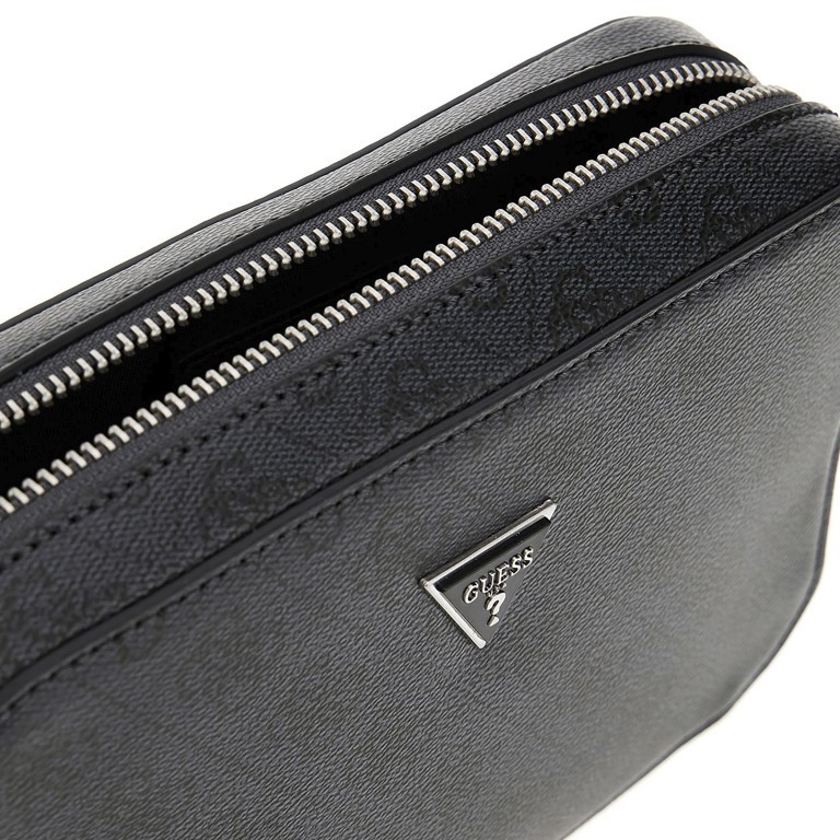 Umhängetasche 4G-Logo, Farbe: schwarz, braun, cognac, Marke: Guess, Abmessungen in cm: 22x14x5.5, Bild 7 von 7