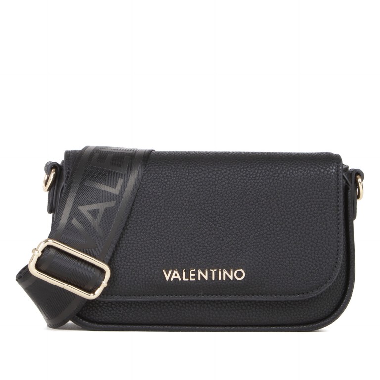 Umhängetasche Miramar, Farbe: schwarz, blau/petrol, braun, Marke: Valentino Bags, Abmessungen in cm: 22x13.5x5.5, Bild 2 von 5