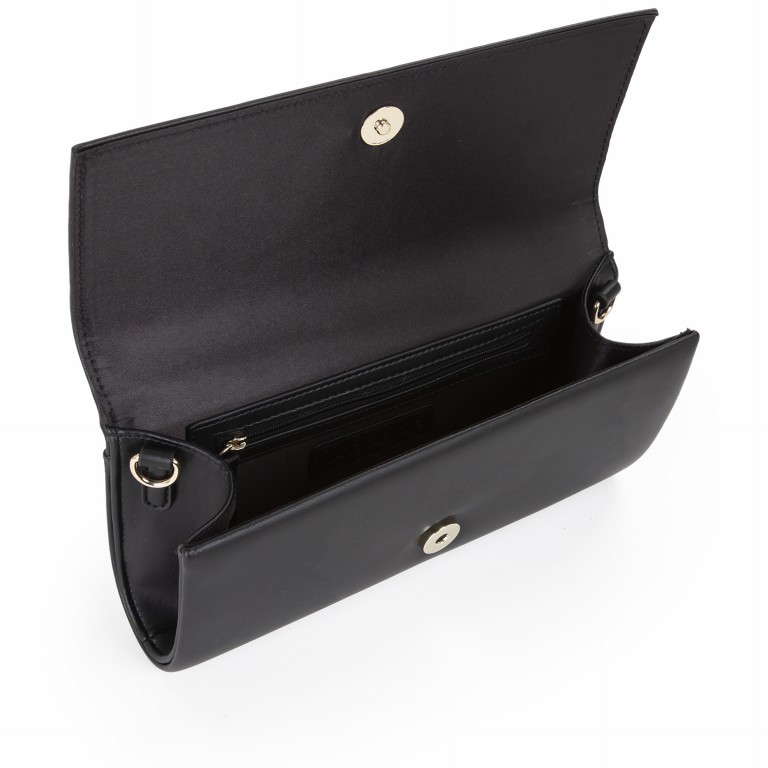 Umhängetasche / Clutch Sofie, Farbe: schwarz, beige, metallic, Marke: Valentino Bags, Abmessungen in cm: 24.2x11x5.5, Bild 6 von 6