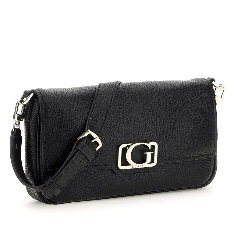 Umhängetasche Circe, Farbe: schwarz, beige, Marke: Guess, Abmessungen in cm: 26.5x14x4, Bild 2 von 8