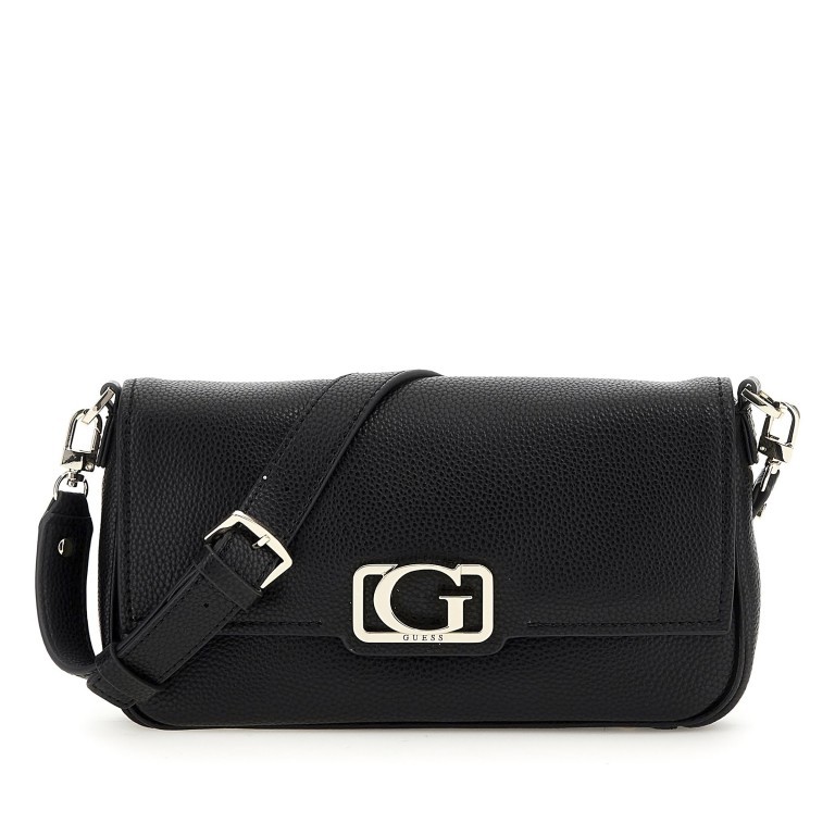Umhängetasche Circe, Farbe: schwarz, beige, Marke: Guess, Abmessungen in cm: 26.5x14x4, Bild 1 von 8