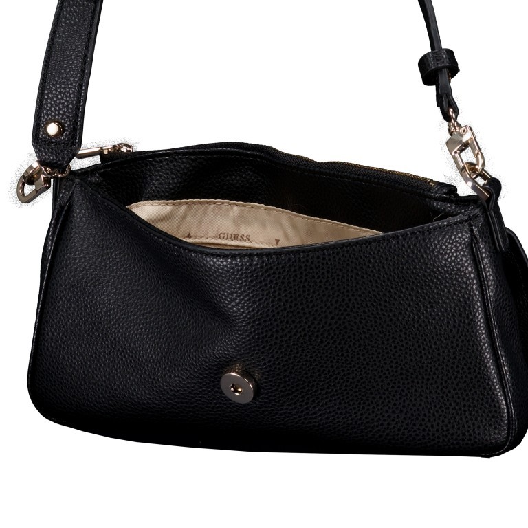 Umhängetasche Circe, Farbe: schwarz, beige, Marke: Guess, Abmessungen in cm: 26.5x14x4, Bild 8 von 8
