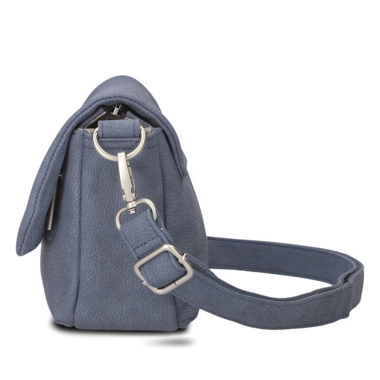 Umhängetasche Mademoiselle M40, Farbe: schwarz, grau, blau/petrol, beige, metallic, Marke: Zwei, Abmessungen in cm: 28x15x9, Bild 4 von 8
