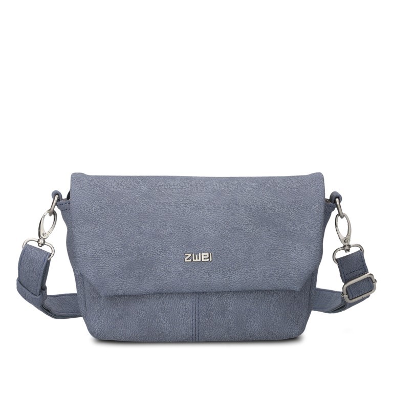 Umhängetasche Mademoiselle M40, Farbe: schwarz, grau, blau/petrol, beige, metallic, Marke: Zwei, Abmessungen in cm: 28x15x9, Bild 1 von 8