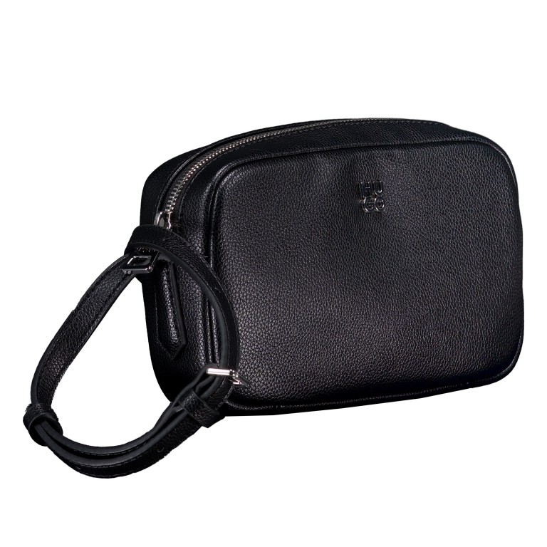 Umhängetasche Chris 2.0 Crossbody, Farbe: schwarz, weiß, Marke: HUGO, Abmessungen in cm: 20x12.5x6, Bild 2 von 6