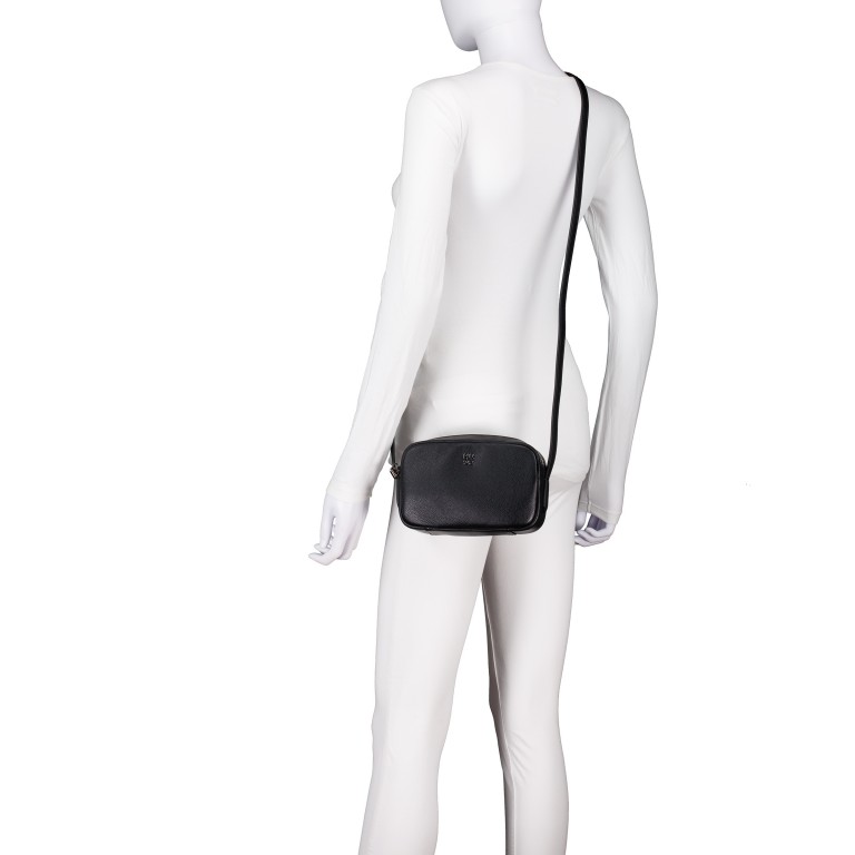 Umhängetasche Chris 2.0 Crossbody, Farbe: schwarz, weiß, Marke: HUGO, Abmessungen in cm: 20x12.5x6, Bild 5 von 6
