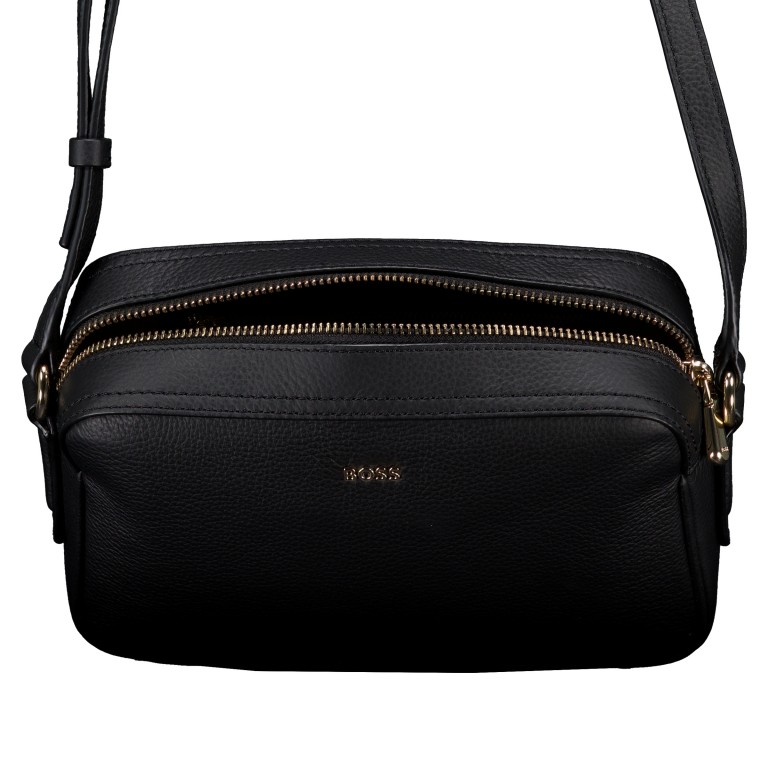 Umhängetasche Lenah Crossbody, Farbe: schwarz, blau/petrol, braun, Marke: BOSS, Abmessungen in cm: 22x15x7, Bild 6 von 6