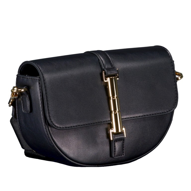 Umhängetasche Loviisa Shoulderbag, Farbe: schwarz, beige, Marke: Seidenfelt, Abmessungen in cm: 23x12x5, Bild 2 von 8