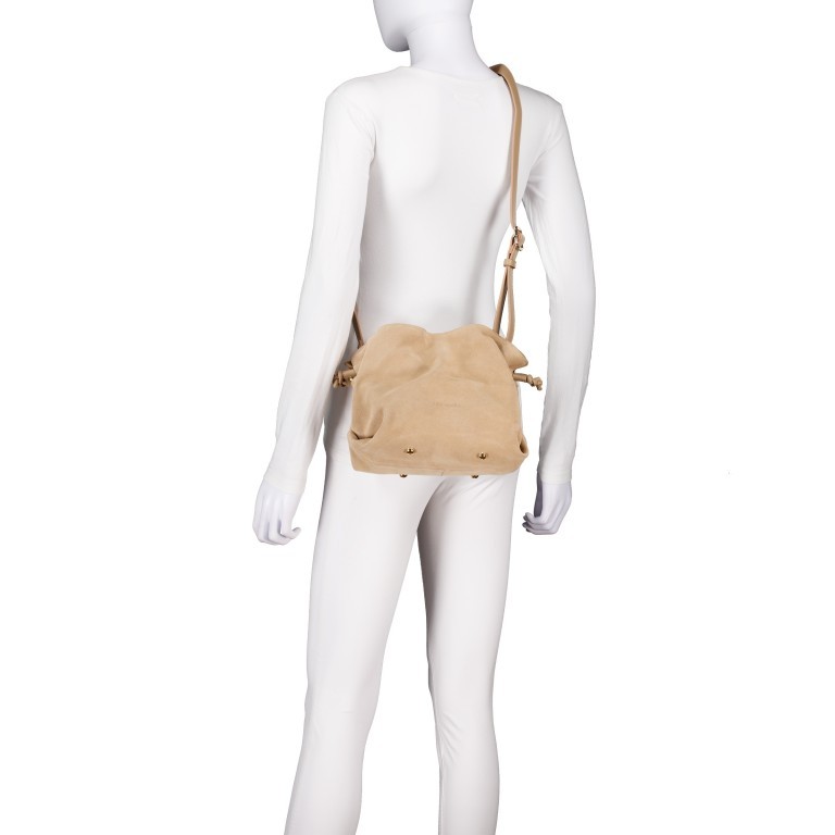 Umhängetasche Cool Companion Suede S TAUPE/Mocha, Farbe: taupe/khaki, Marke: Hey Marly, EAN: 4262484652748, Abmessungen in cm: 28x24x16, Bild 6 von 7