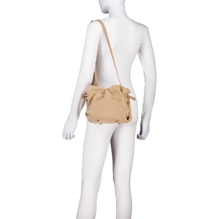 Umhängetasche Cool Companion Suede S TAUPE/Mocha, Farbe: taupe/khaki, Marke: Hey Marly, EAN: 4262484652748, Abmessungen in cm: 28x24x16, Bild 5 von 7