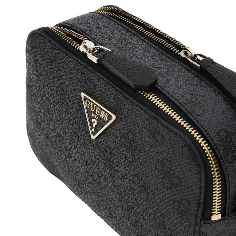 Umhängetasche Noelle II 4G-Logo, Farbe: anthrazit, braun, Marke: Guess, Abmessungen in cm: 19.5x14x7, Bild 6 von 6