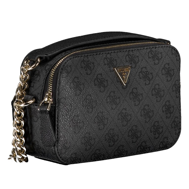 Umhängetasche Noelle II 4G-Logo, Farbe: anthrazit, braun, Marke: Guess, Abmessungen in cm: 19.5x14x7, Bild 2 von 6