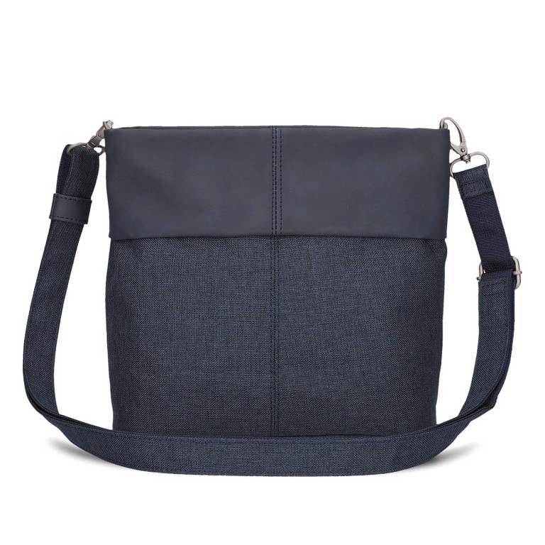 Umhängetasche Olli OT8, Farbe: grau, blau/petrol, beige, Marke: Zwei, Abmessungen in cm: 23x25x10, Bild 5 von 7
