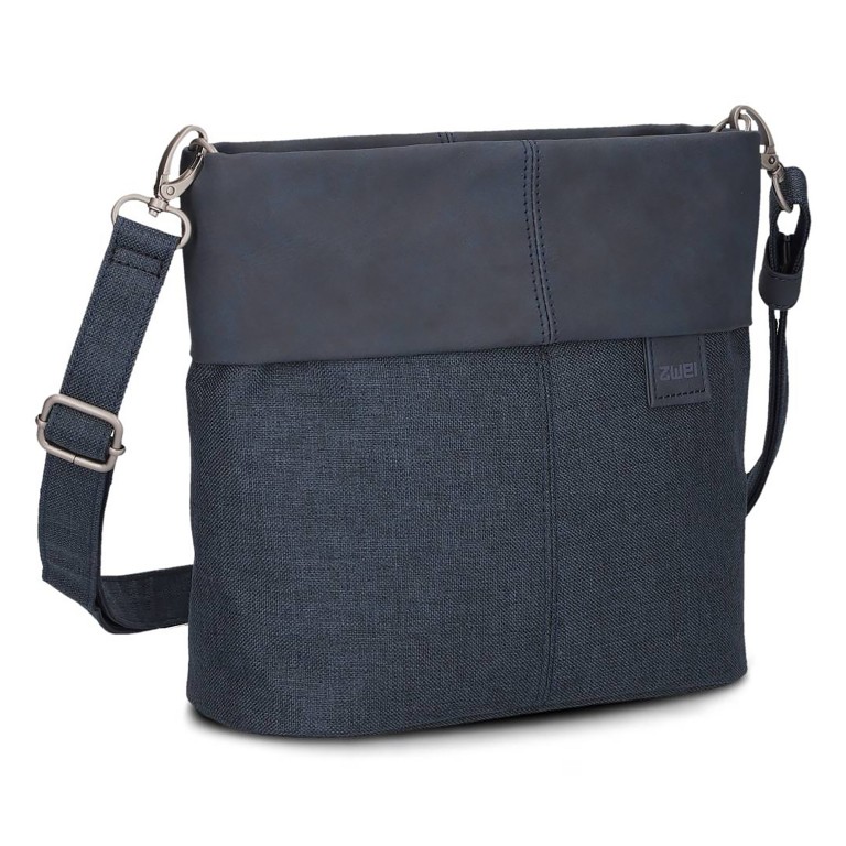 Umhängetasche Olli OT8, Farbe: grau, blau/petrol, beige, Marke: Zwei, Abmessungen in cm: 23x25x10, Bild 3 von 7