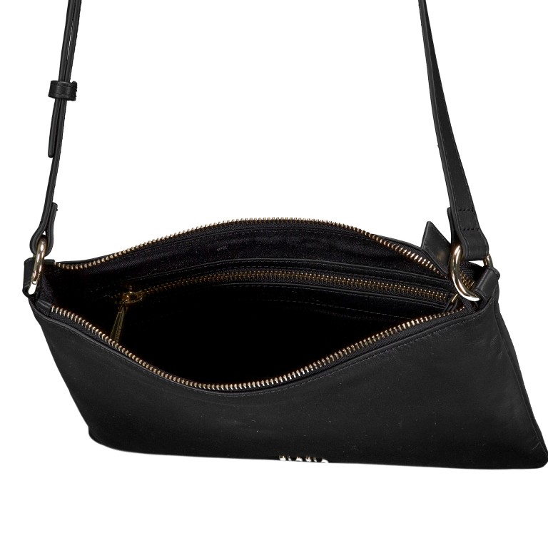 Umhängetasche Flat Small, Farbe: schwarz, beige, Marke: Biasia, Abmessungen in cm: 38.5x18x0.7, Bild 6 von 6